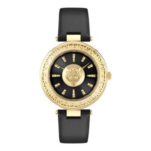 Plein Sport Opium Leather Strap Gold Womens